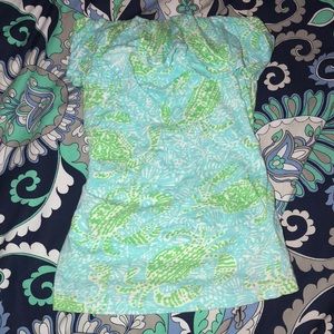 Lilly Pulitzer Wiley Ruffle Tube Top